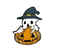 Pin Enamel Halloween Ghost Pumpkin