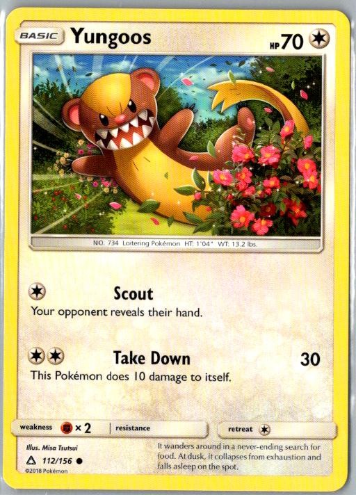 Yungoos Ultra Prism Non-Holo Pokémon TCG