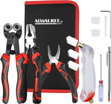 13-Piece Glass Cutting Tool Kit for Stained Glass  Mosaic