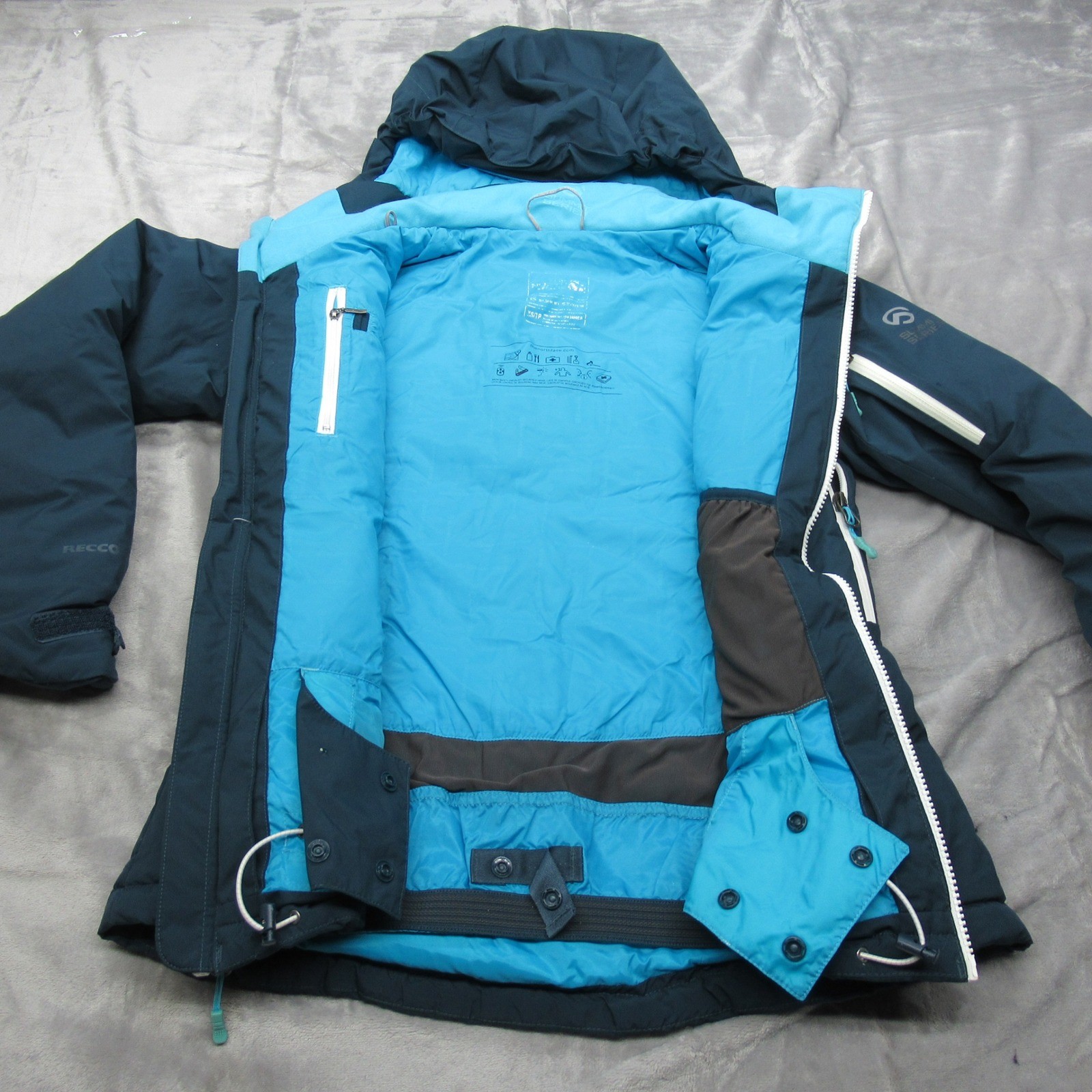 The North Face Down Jacket Women XS Blue Summit Series Waterproof Insulated Ski thumbnail 3