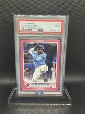 2022 Topps Series 1 - Vidal Brujan #25 Mother's Day Hot Pink /50 (RC) PSA 9 