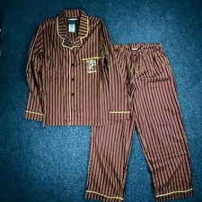 Harry Potter Gryffindor Pajama Set Pottery Barn Teen Small Burgundy Gold Cotton
