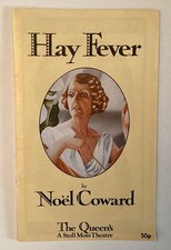 Hay Fever - Noel Coward - Penelope KEITH - Theatre Programme - 1983