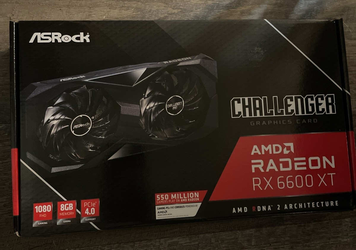ASRock AMD RADEON RX 6600 XT Challenger Graphics Card 8GB GDDR6