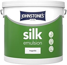 Johnstone'S Wall and Ceiling Silk Emulsion Paint - Magnolia 5L (Packing May Vary