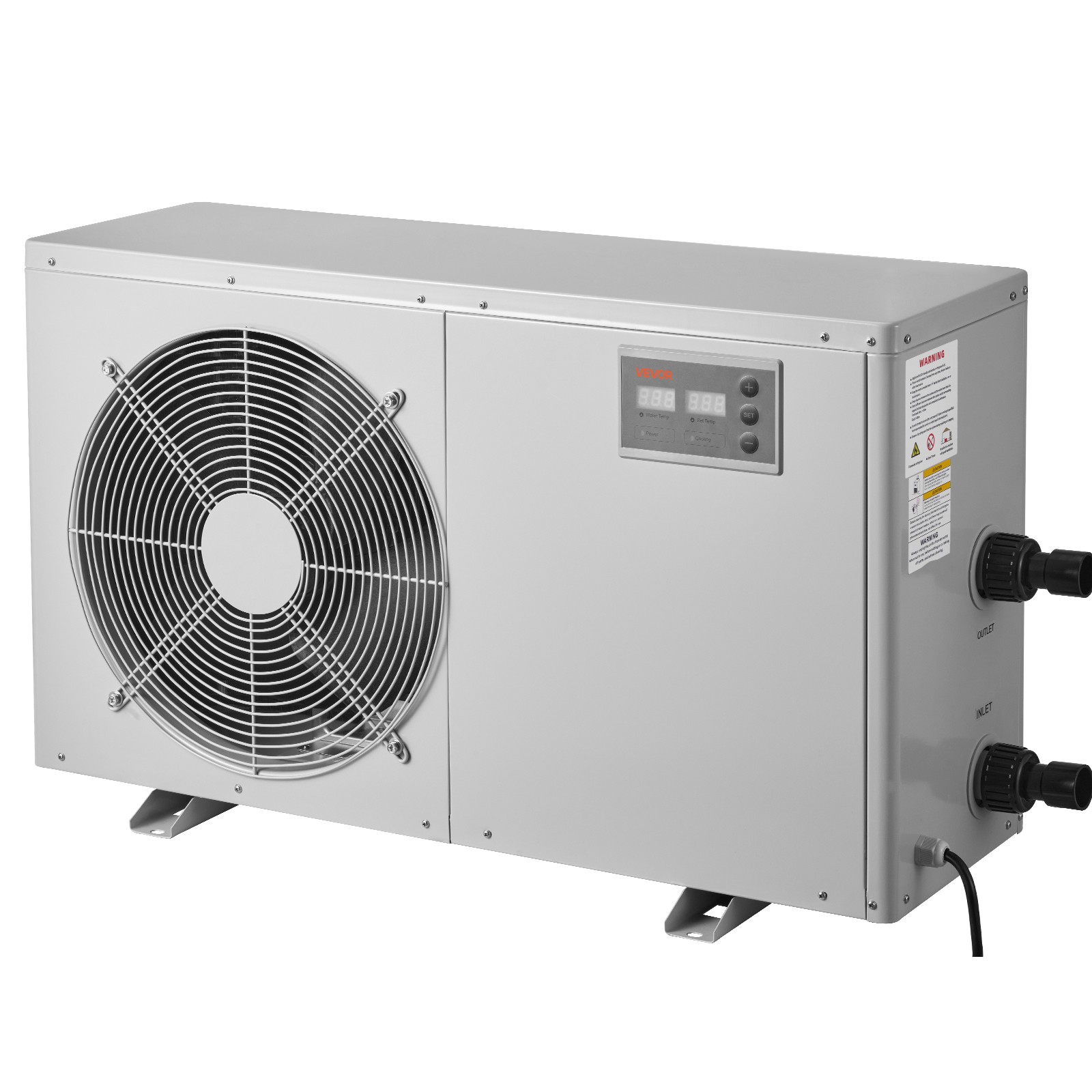 VEVOR Aquarium Chiller 500 Gallon 1-1/2 HP Water Chiller Hydroponics Fish Tank