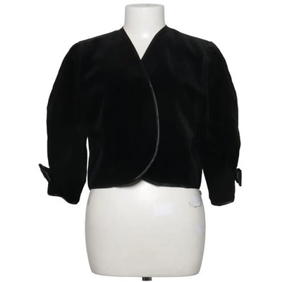 New Fast, Bolero, Größe: 44, Schwarz, Baumwolle/Modal/Polyester, Einfarbig #92v