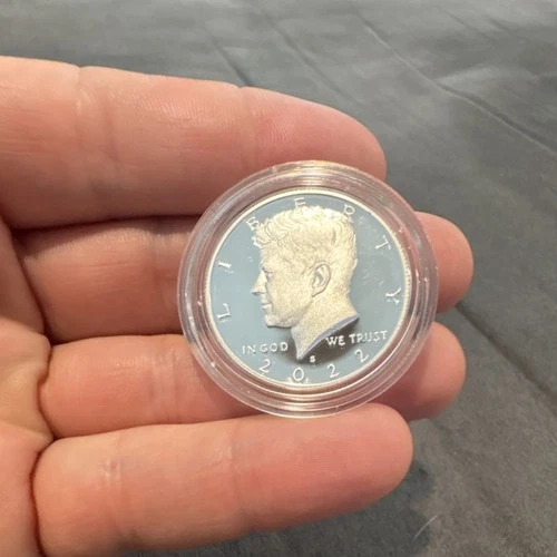 Kennedy 2022 Half Dollar Proof Coin San Francisco Mint Uncirculated .999 silver