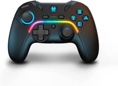 KROM Kayros   Kabelloser RGB Multiplattform Controller | Gamepad | NEU & OVP