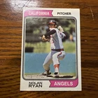 T.C.G. 1974 Nolan Ryan #20 California Angels Baseball Card Base Set🔥