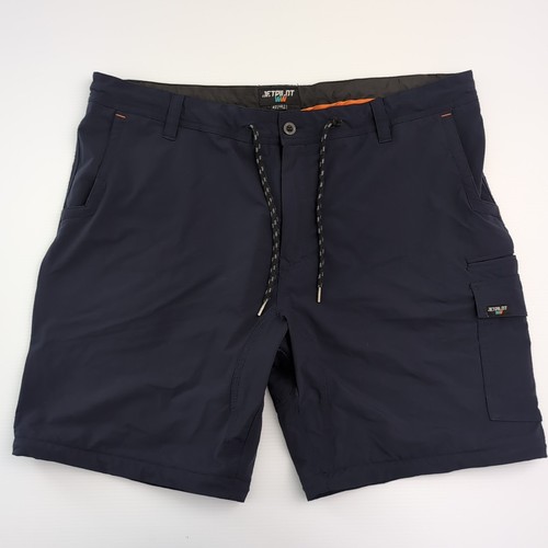 Jetpilot Workwear Dark Blue Tool Cargo Shorts Size 42 Quick Dry