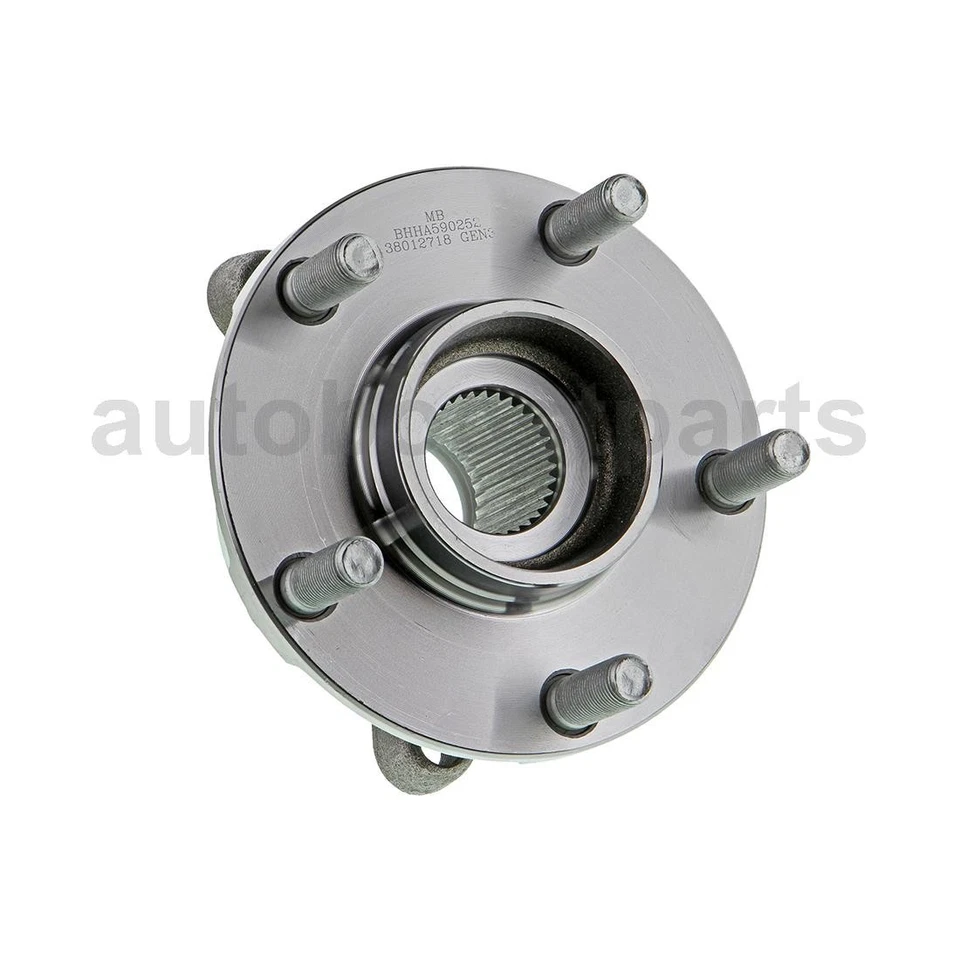 Rolamento de roda dianteira traseira e conjunto de cubo para 2007-2014 Nissan Altima - Imagem 2 de 4