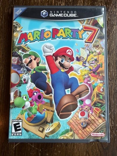Nintendo GameCube Mario Party 7 CIB *AS IS- READ* Manual and Case is CLEAN!