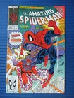AMAZING SPIDER-MAN # 327 - (VF+) -SPIDER-MAN VS X-MEN'S FOE-MAGNETO-TOAD-J.JONAH