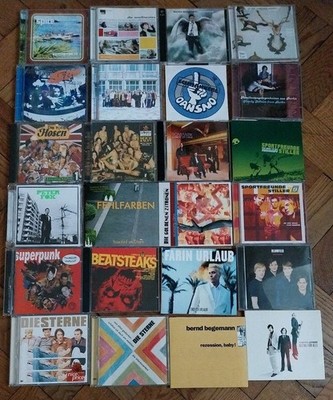 Deutsche Bands Indie, Alternative, Punk. Kein Schlager 24 CDs