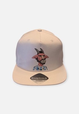 Beechfield Snapback GOAT Messi - Cap Weiss Verstellbar Kappe