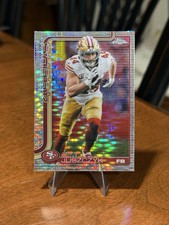 2025 Topps Chrome Football Kyle Juszczyk Pulsar Refractor #270 49ers