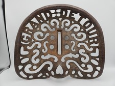 Antique Grand Detour Plow Works Cast Iron Tractor Implement Seat Pre-john Deere