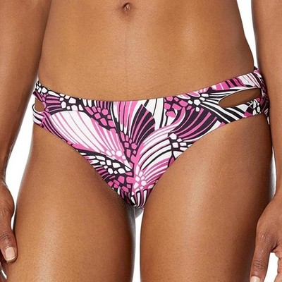 BECCA tear drop Cut Out Bikini Bottom Leila scoop hipster bikini swim bottom New