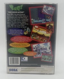 Bug Sega Saturn CIB Complete READ Damaged Manual Untested