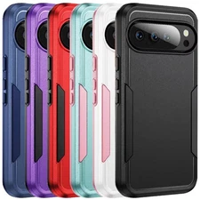 For Google Pixel 10/10 Pro XL Case Dual Layer Armor Bumper Rugged Hard Cover