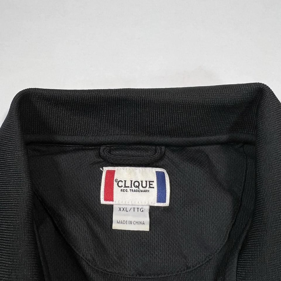 Camisa polo masculina Tesla Motors Employee CLIQUE preta bordada logotipo tamanho 2XL - Imagem 4 de 4