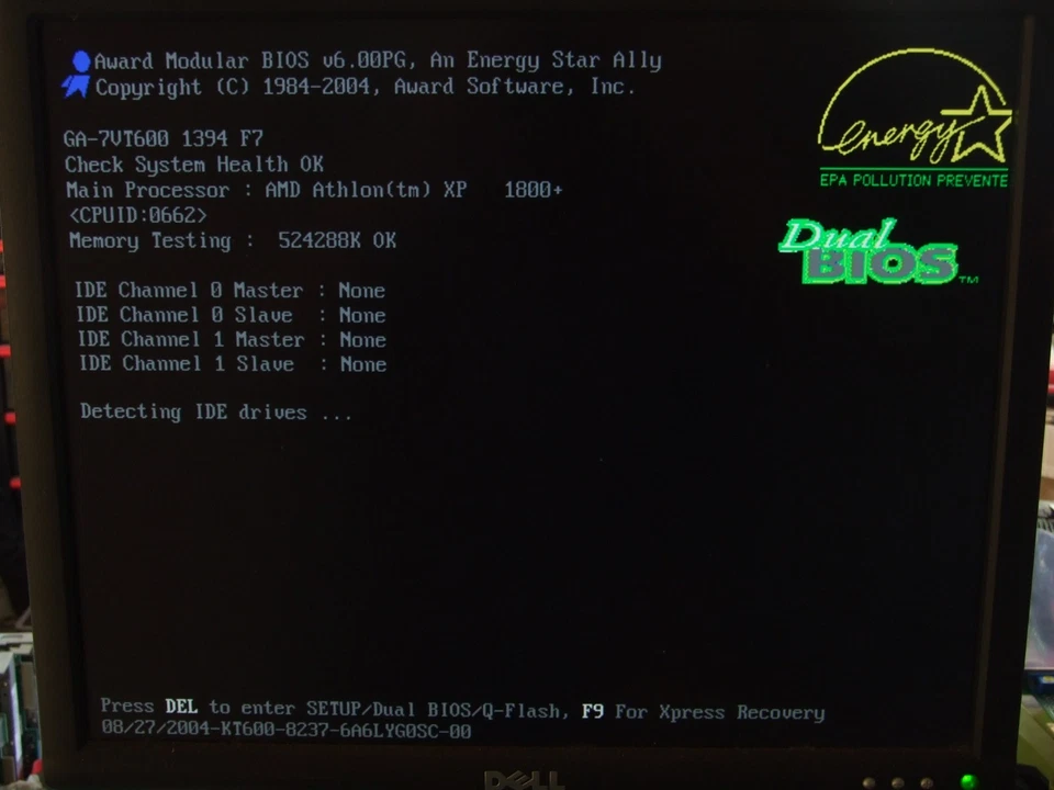 Gigabyte GA-7VT600 1394 ATX motherboard + AMD Athlon XP 1800+MHz CPU & 512Mb Ram - Image 2 of 4
