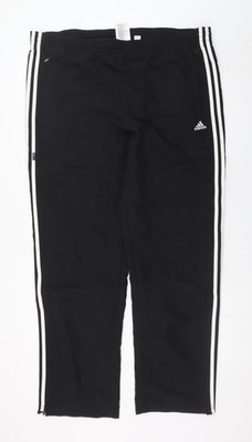 Adidas Jogginghose Herren schwarz L mit Streifen