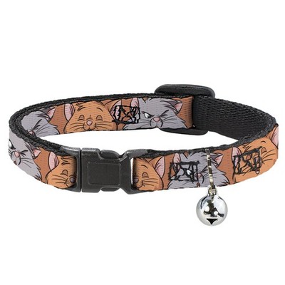 Cat Collar Breakaway with Bell Aristocats Toulouse and Berlioz Close (US IMPORT)