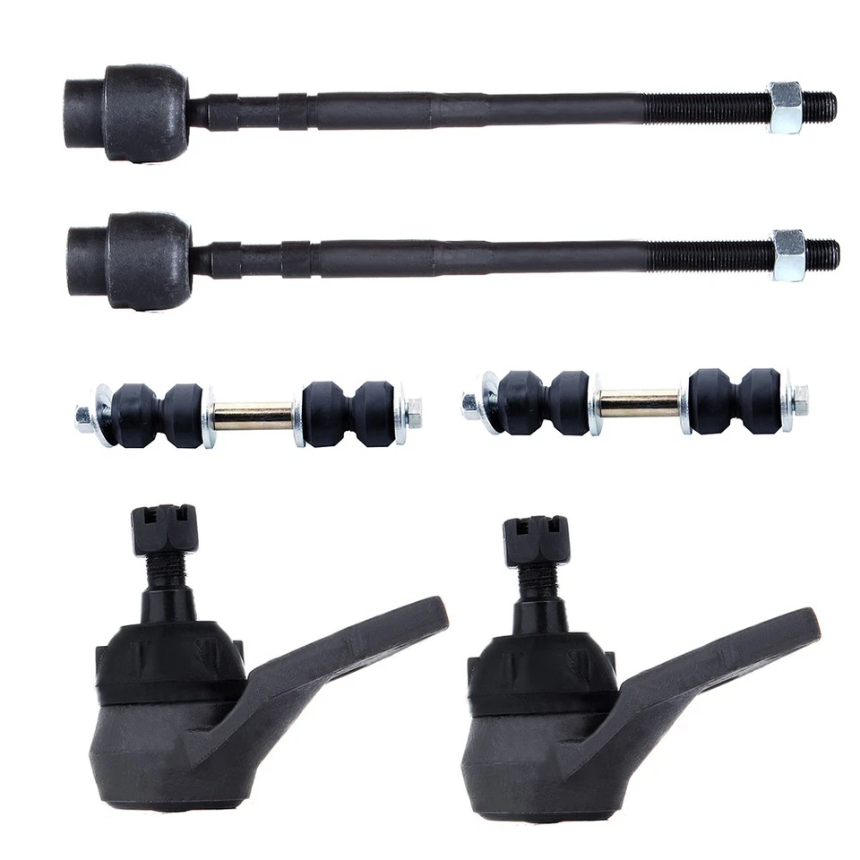 6Pcs Steering Ball Joint Tie Rod Sway Bar Parts Fits 1992-1996 OLDSMOBILE 88 98 - Image 4 of 4