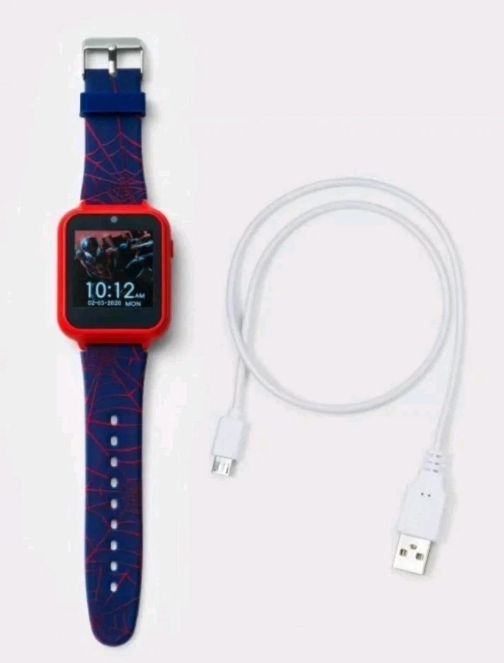 Reloj interactivo con pantalla táctil Marvel Spider-Man para niños - cámara/video azul/rojo  Foto 4 de 4