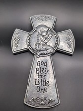 Cross Little Boy Praying Wall Cross