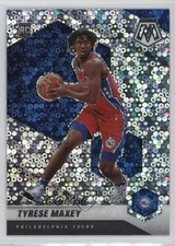 2020-21 Panini Mosaic Rookie Variation Fast Break Silver Prizm Tyrese Maxey 02ez