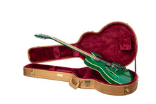 Crossrock Wooden Case-Fits 335 Style 6 Strings Semi-Hollow Electric Guitars