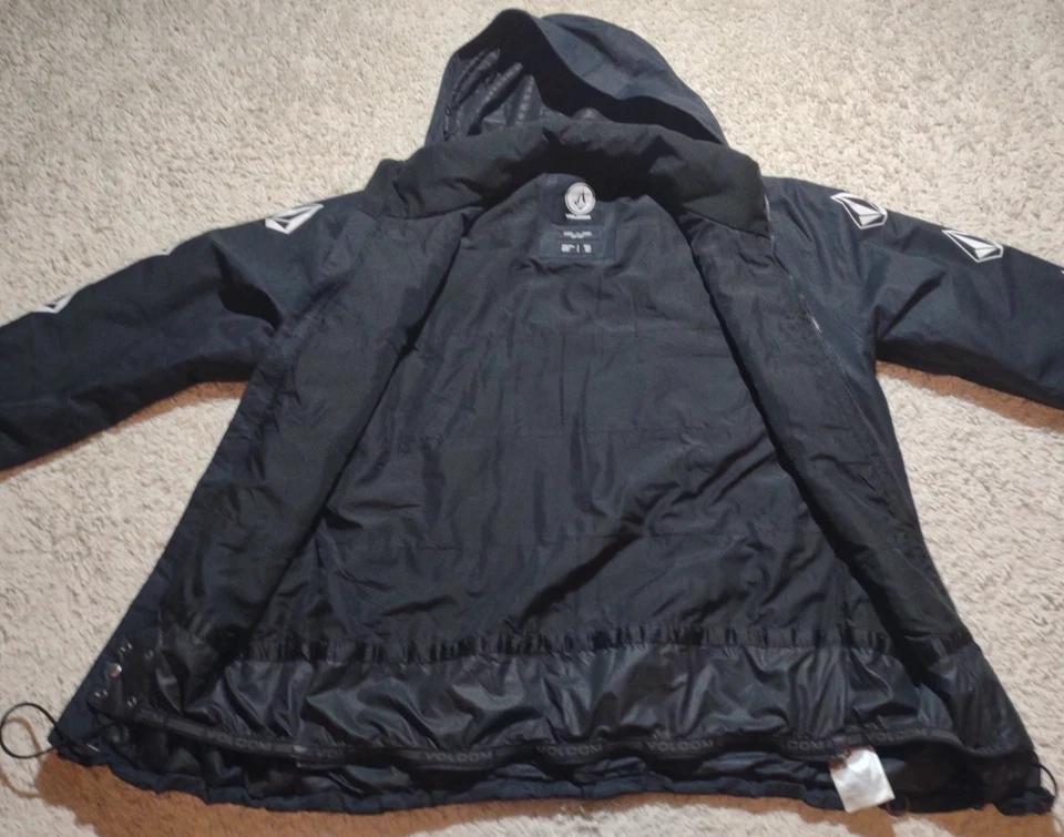Volcom Iconic Stone Snowboard Jacket Men’s Size L Black Ski Winter Outdoor - Image 4 of 4