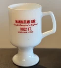 Vtg Manhattan Bar N America's Highest Pedestal Mug Leadville Colorado  10152'