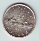 Canada Silver Dollar 1954