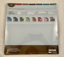 Lot 6 CREATIVE MEMORIES Winter Reflections 12x12 Paper Packs Sealed