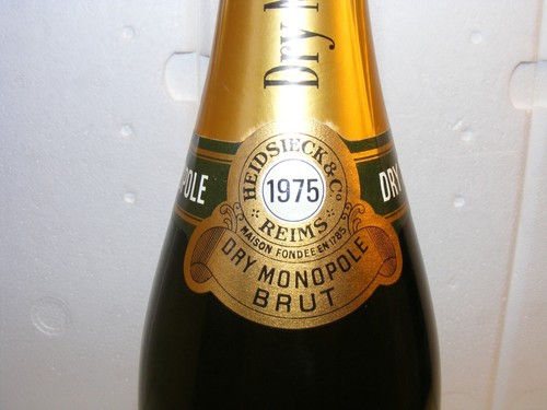 CHAMPAGNE DRY MONOPOLE BRUT HEIDSIECK & CO 1975 - Foto 5 di 6