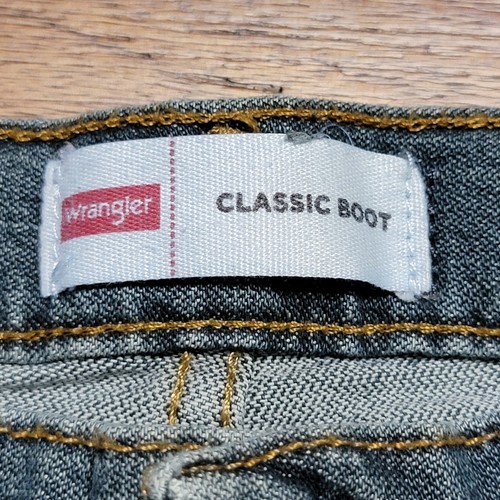 Wrangler Classic Boot Blue Denim Jeans - Size 12 Husky NWT - Picture 5 of 8