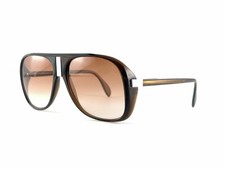 VINTAGE SILHOUETTE OVERSIZED MOD 791 GRADIENT BROWN LENS 1970'S SUNGLASSES