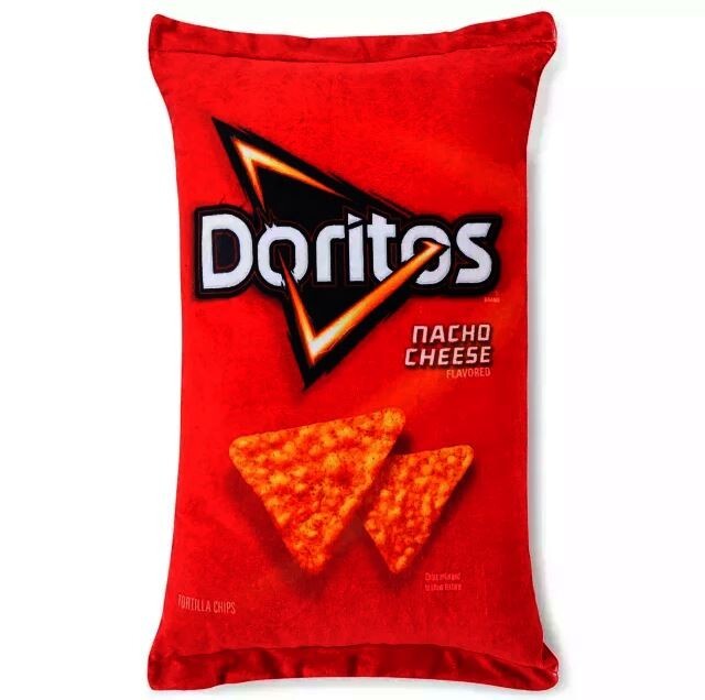Officially Licensed Nacho Cheese Flavored Doritos Bag Artwork