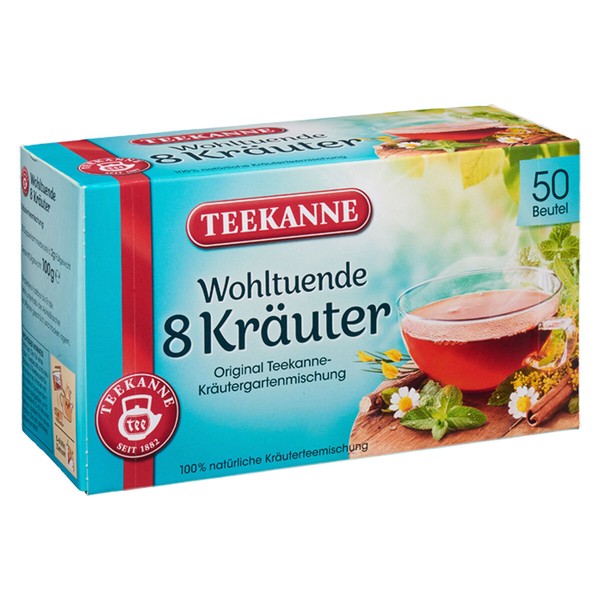 Teekanne 8 KräUter KräUtergartenmischung TeegeträNk 50 Beutel 100G-image