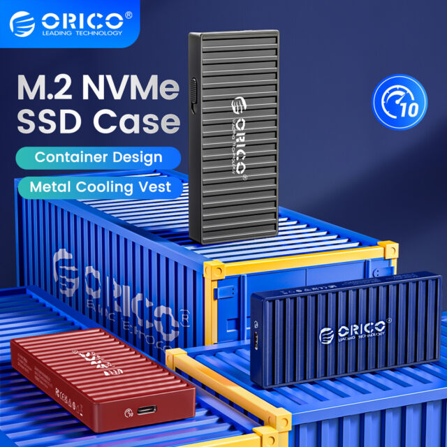 Custodia custodia disco rigido SSD ORICO M.2 NGFF NVMe SATA USB3.2 Gen2 5 Gbps 10 Gbps