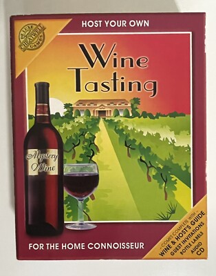 Host Your Own Wine Tasting Party Complete Set Cheatwell Games Made in England