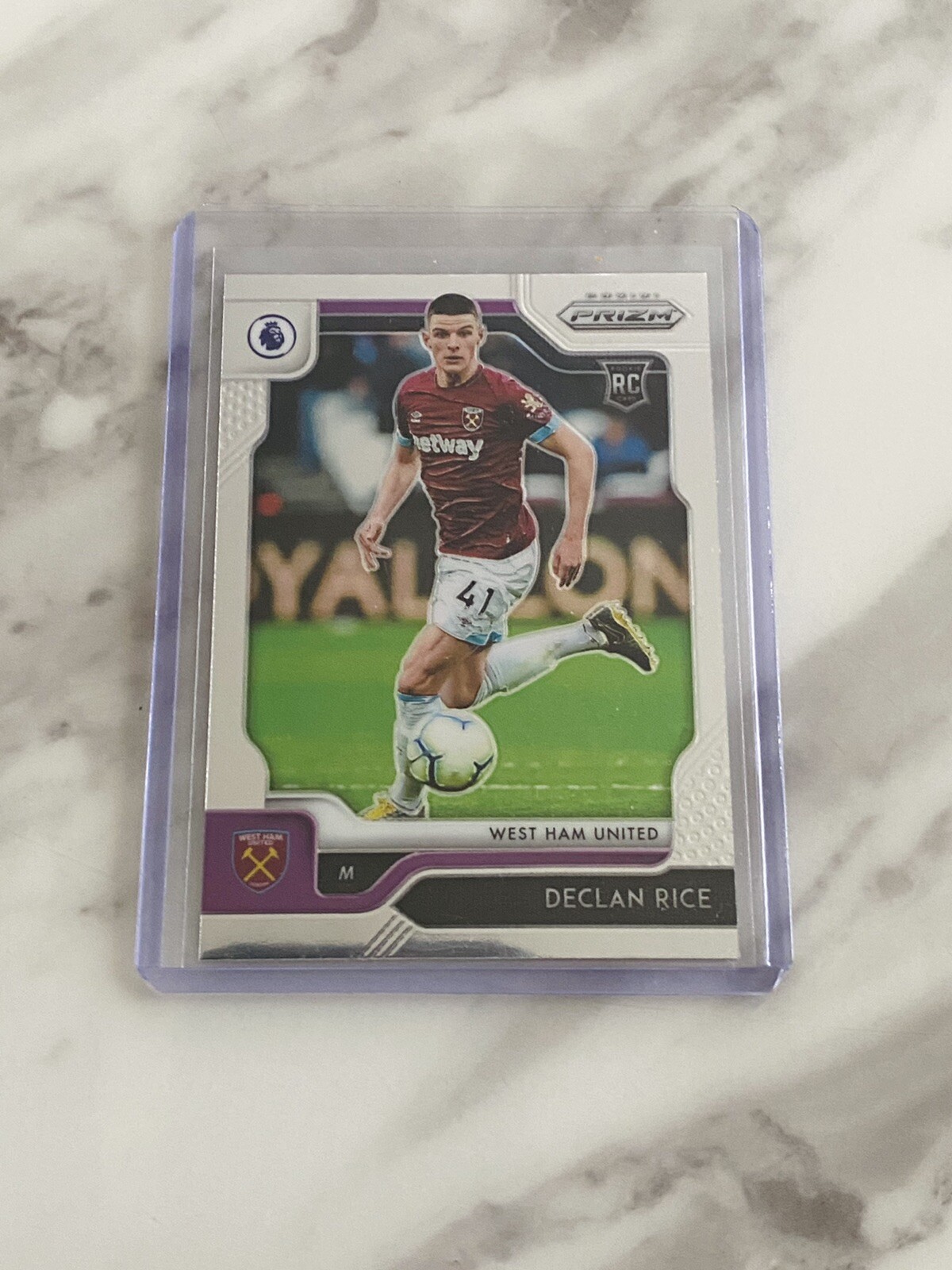 2019-20 Panini Prizm Premier League Declan Rice #7 Rookie Gem 👌