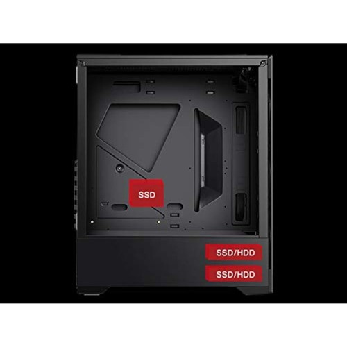 b-Voguish Gaming PC Case Tempered Glass USB3.0 Supports E-ATX ATX mATX ITX - Afbeelding 7 van 17
