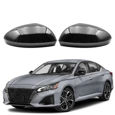 Gloss Black Wing Mirror Cover Cap For 2019 20 21 22 23 24 20225 Nissan Altima