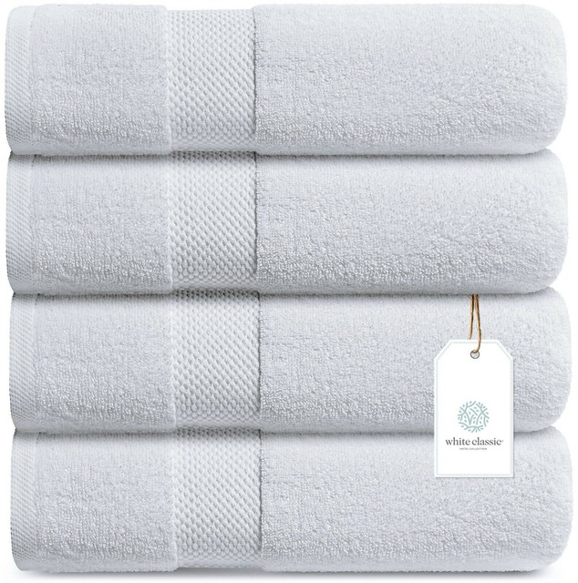 White Classic Hotel Collection Luxury Bath Towels for sale online eBay