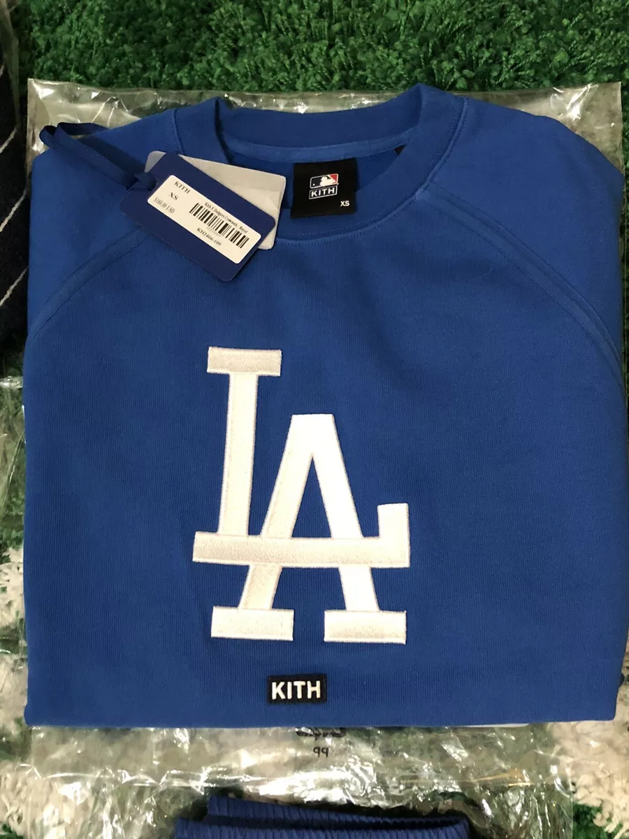 Kith X Major League Baseball MLB LA Dodgers Box Logo Crewneck Xs